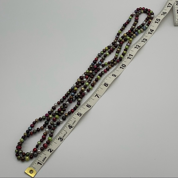 NWOT Super long Fresh Water Pearl Necklace - Picture 5 of 7